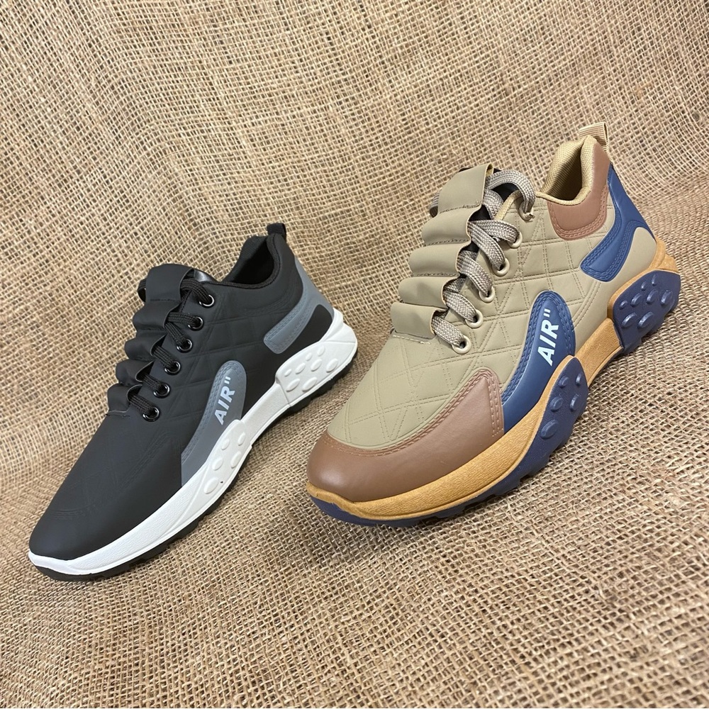 Air Sneakers ( Lot of 2 ) Khaki Blue Black White Set size 9